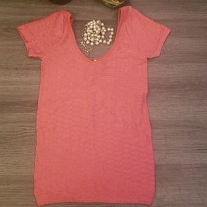 Pink ripple shirt